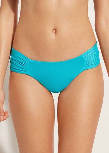 Calzedonia Brazilian Indonesia Eco Ženske Donji Dio Bikinija Tirkizne Zelene | HR2877LH