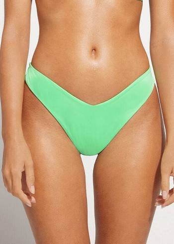 Calzedonia High Cut Brazilian Indonesia Eco Ženske Donji Dio Bikinija Menta | HR2804XF