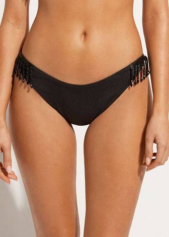 Calzedonia High Cut Brazilian Taipei Ženske Donji Dio Bikinija Crne | HR2797WY