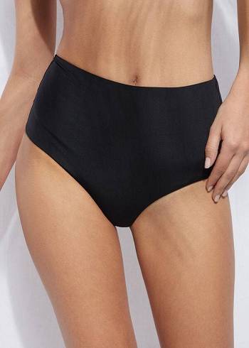 Calzedonia High Shaper Waist Indonesia Eco Ženske Donji Dio Bikinija Crne | HR2784GL