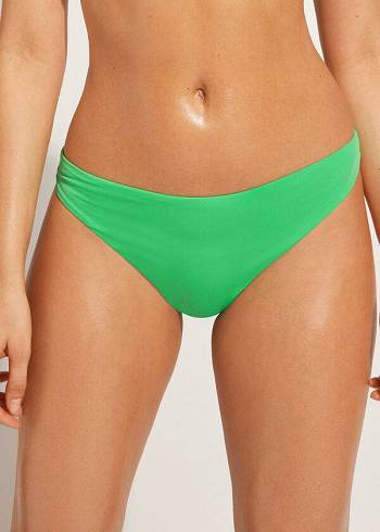 Calzedonia Indonesia Eco Low rise Ženske Donji Dio Bikinija Zelene | HR2717AP