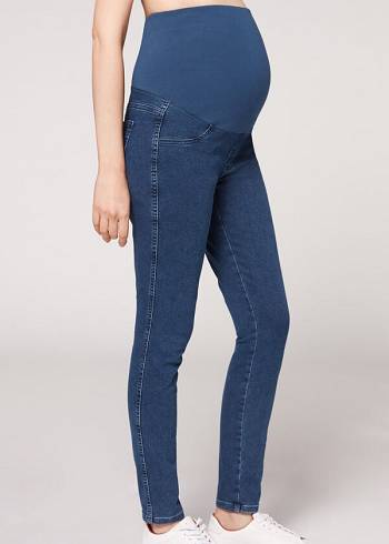 Calzedonia Maternity Jean Ženske Traperice Plave | HR1586EX