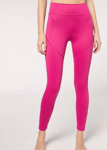 Calzedonia Performance Athletic Ženske Tajice Roze | HR1520GL