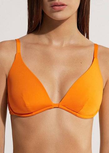 Calzedonia Push Up Indonesia Eco Ženske Gornji Dio Bikinija Narančaste | HR2242OR