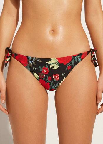 Calzedonia Reversible String Nizza Ženske Donji Dio Bikinija Roze | HR2677YU