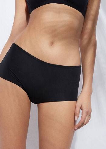 Calzedonia Shorts Indonesia Eco Ženske Donji Dio Bikinija Crne | HR2638QZ