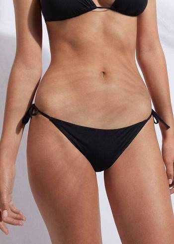 Calzedonia String Indonesia Ženske Donji Dio Bikinija Crne | HR2594KI