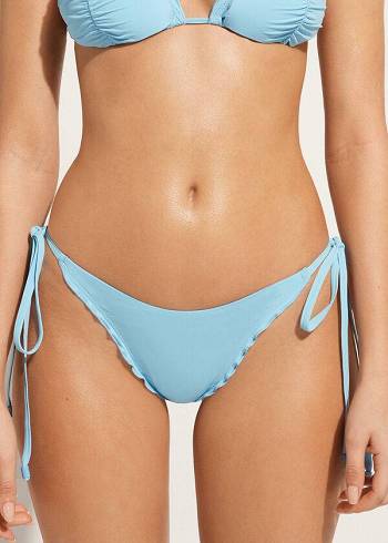 Calzedonia String Thong Islamorada Ženske Donji Dio Bikinija Plave | HR2574SO