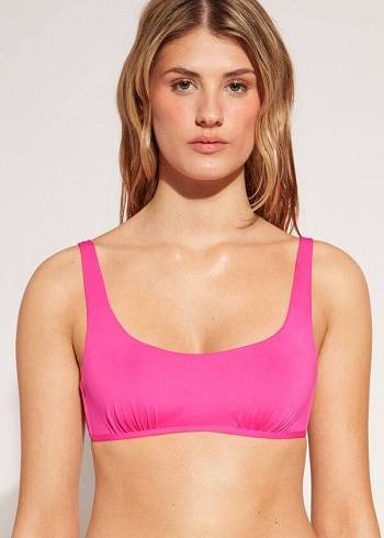 Calzedonia Tank Stil Indonesia Eco rosa Ženske Gornji Dio Bikinija Roze | HR2195FM