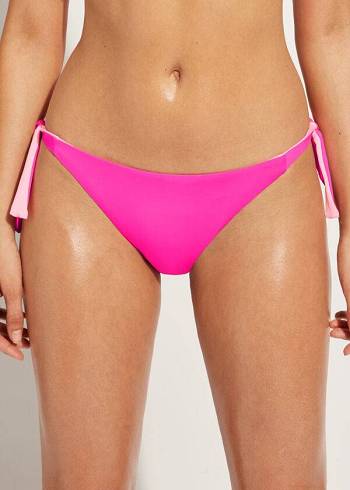 Calzedonia Tied Indonesia Eco Ženske Donji Dio Bikinija Roze | HR2541LH