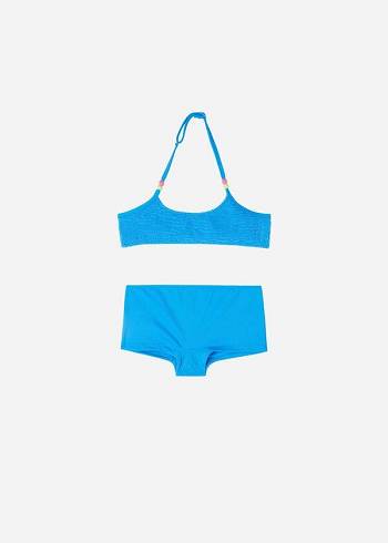 Calzedonia Two-Piece Tank-Stil San Diego Dječje Kupaći Kostimi Plave | HR1113BC