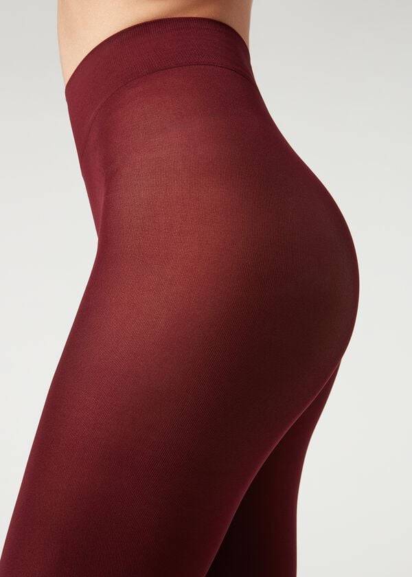 Calzedonia 50 Denier Total Comfort Soft Touch Opaque Ženske Hulahopke Bordo | HR3165GL