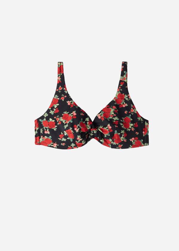 Calzedonia Balconette Rose Animal Print Nizza Ženske Gornji Dio Bikinija Roze | HR2509NB