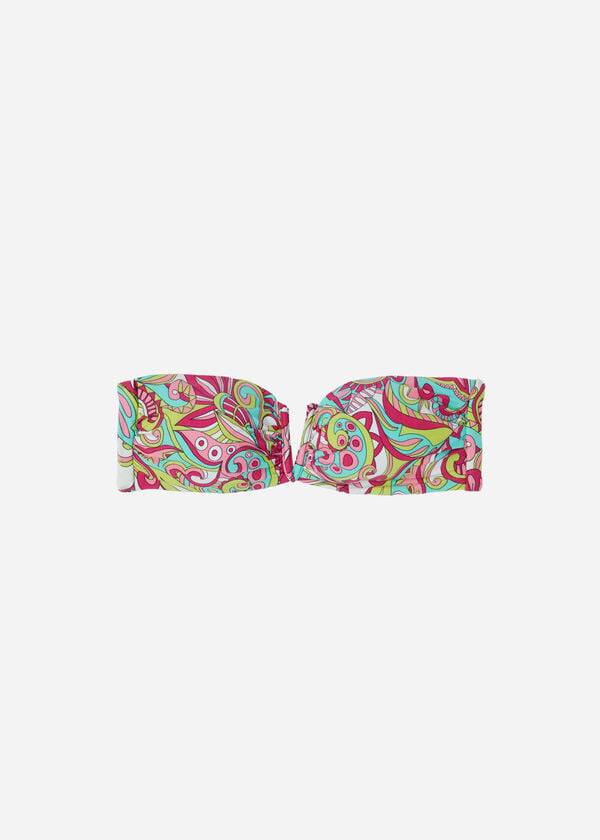 Calzedonia Bandeau Londra Ženske Gornji Dio Bikinija Roze | HR2495DN