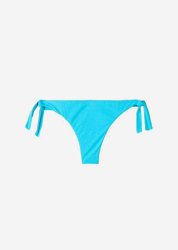 Calzedonia Bow Brazilian Indonesia Eco Ženske Donji Dio Bikinija Tirkizne | HR2889UT