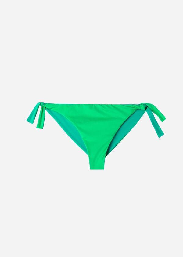 Calzedonia Bow Brazilian Indonesia Eco Ženske Donji Dio Bikinija Zelene | HR2891TV