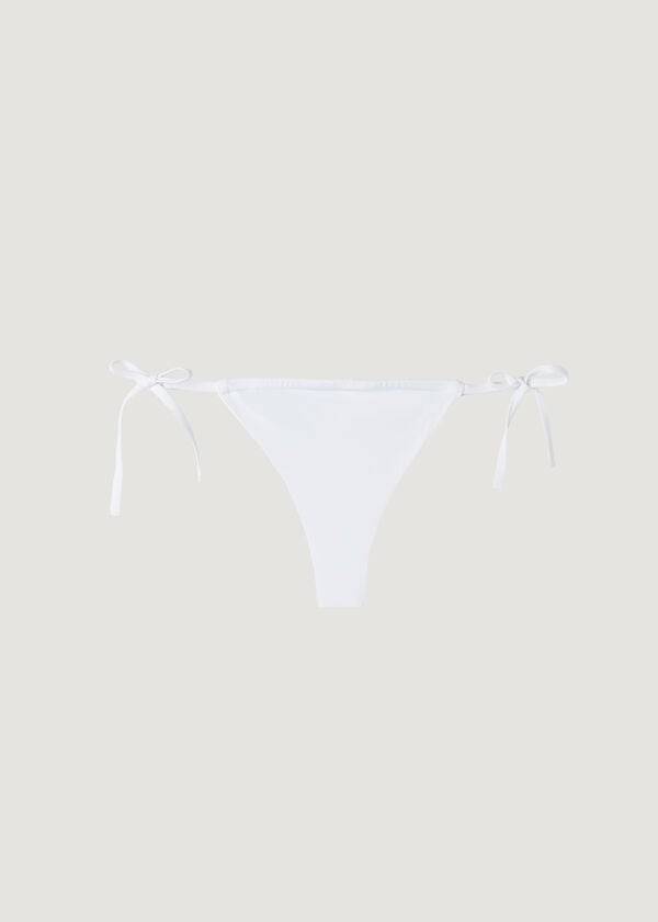 Calzedonia Brazilian String Indonesia Eco Ženske Donji Dio Bikinija Bijele | HR2854HK