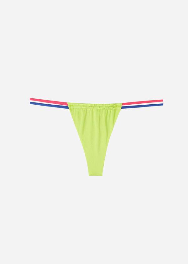 Calzedonia Brazilian String Tokyo Eco Ženske Donji Dio Bikinija Zelene | HR2845UT