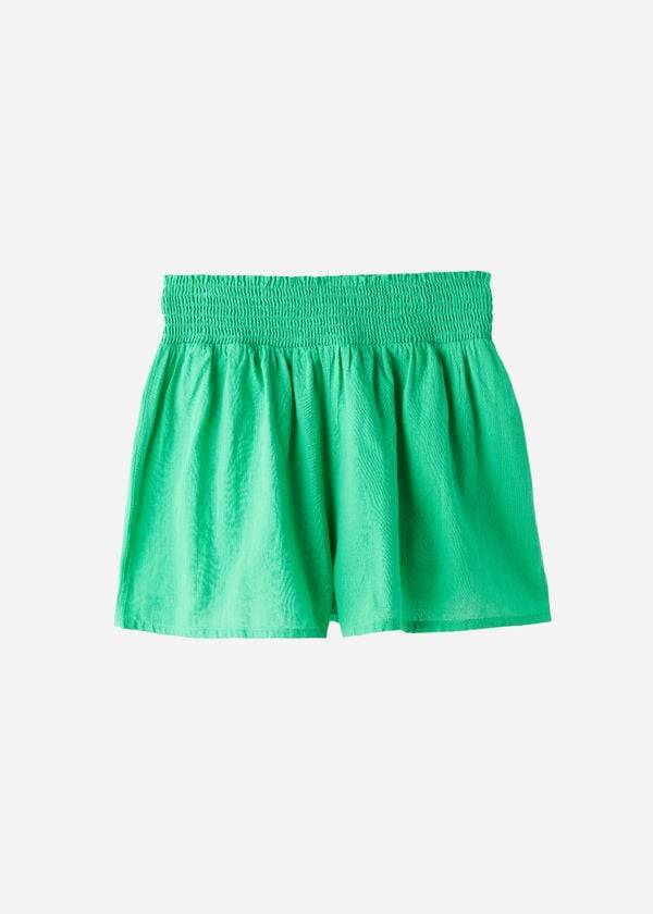 Calzedonia Cotton Shorts Ženske Cover Ups Zelene | HR2065FM