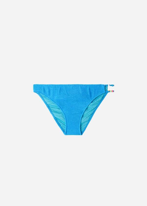 Calzedonia Crinkled San Diego Ženske Donji Dio Bikinija Plave | HR2816OR