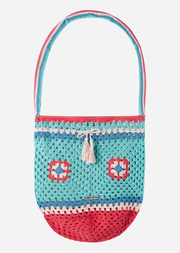 Calzedonia Crochet Beach Bag Ženske Pribor Tirkizne Plave | HR2917YU