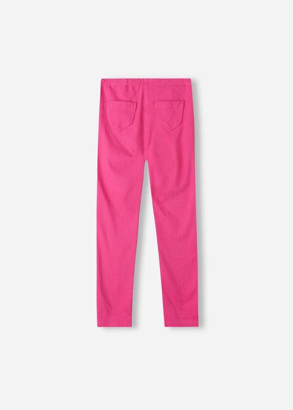 Calzedonia Denim jeggings Dječje Tajice Roze | HR1059CE