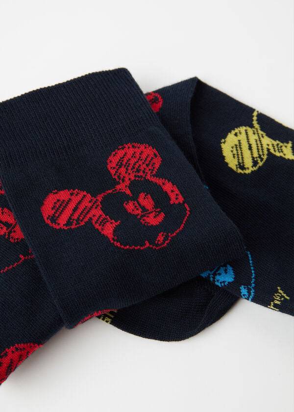 Calzedonia Disney Crew Muške Čarape Plave | HR1326EX