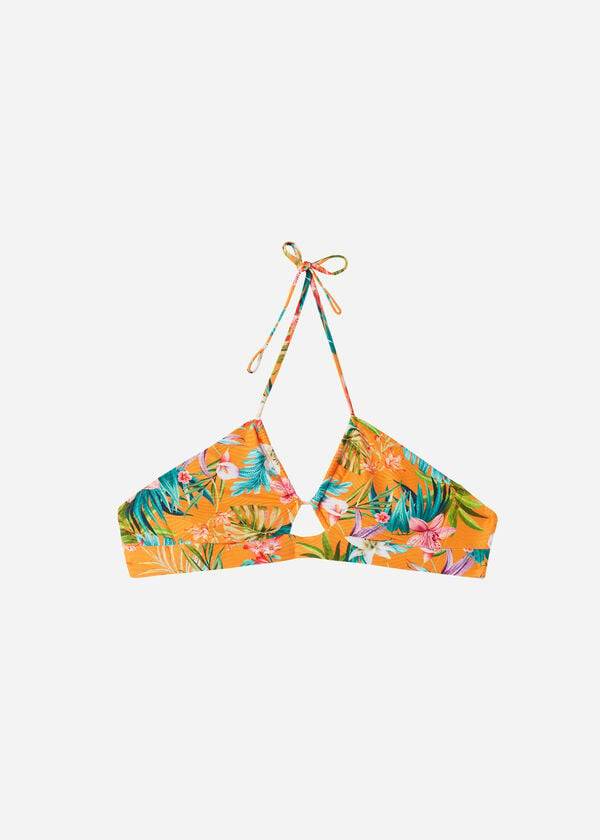 Calzedonia Drawstring Bandeau Rio Eco Ženske Gornji Dio Bikinija Narančaste | HR2478RW