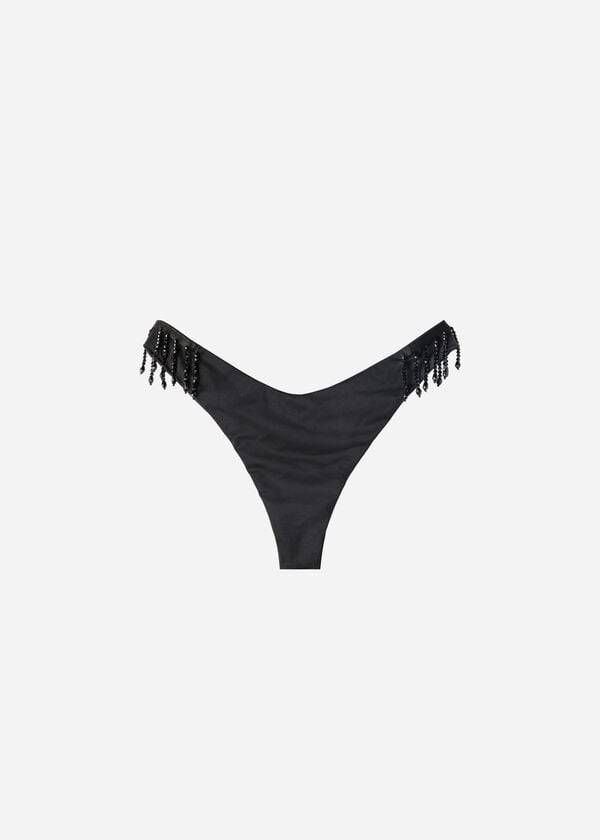 Calzedonia High Cut Brazilian Taipei Ženske Donji Dio Bikinija Crne | HR2797WY