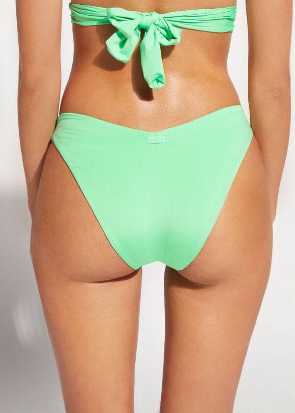 Calzedonia High Cut Indonesia Eco Ženske Donji Dio Bikinija Menta | HR2795RW