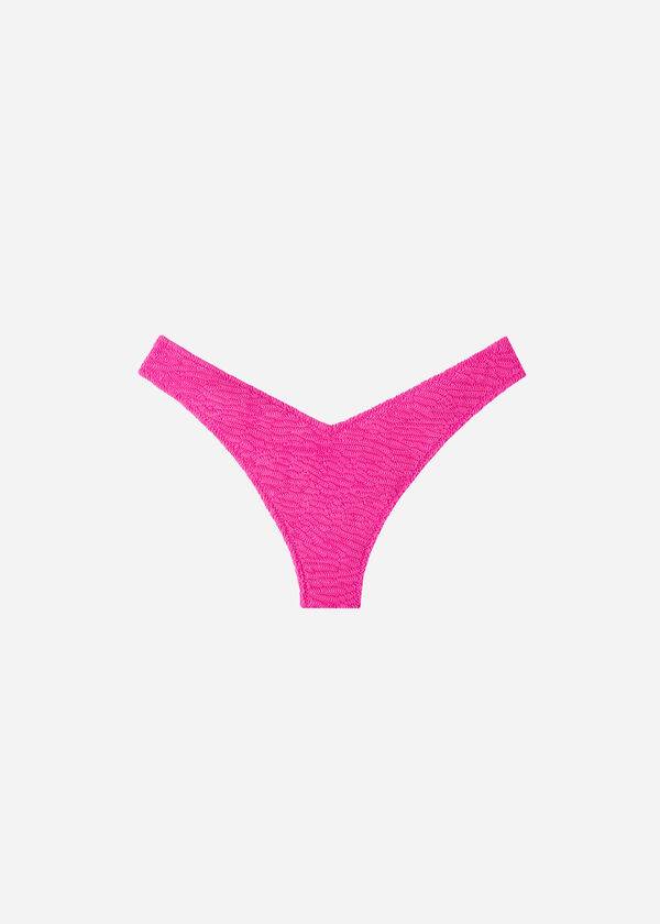 Calzedonia High Cut V-shaped Brazilian Miami Ženske Donji Dio Bikinija Roze | HR2792UT