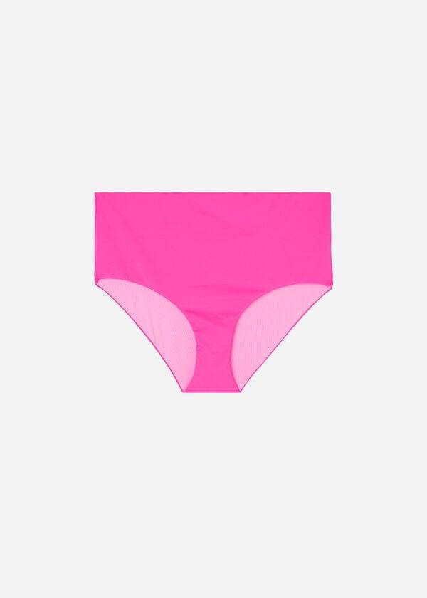 Calzedonia High Shaper Waist Indonesia Eco Ženske Donji Dio Bikinija Roze | HR2782NB