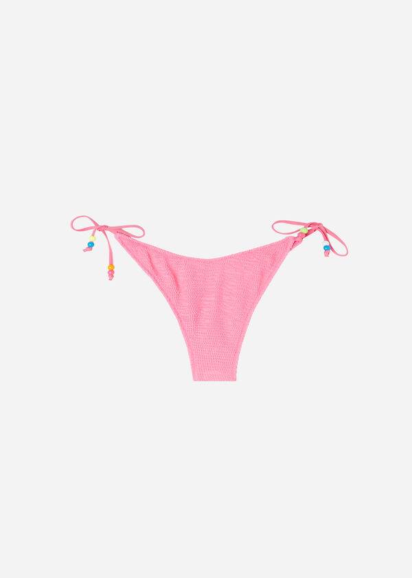 Calzedonia High V-Cut Brazilian San Diego Ženske Donji Dio Bikinija Roze | HR2777RW