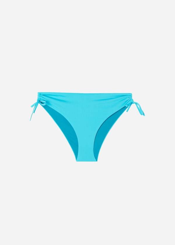 Calzedonia High-Waist Drawstring Indonesia Ženske Donji Dio Bikinija Tirkizne | HR2733XF