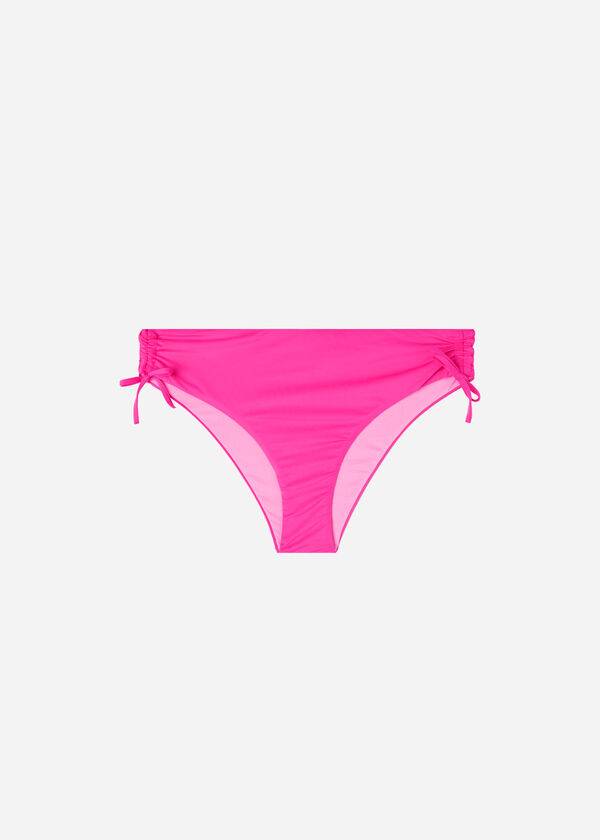 Calzedonia High-Waist Drawstring Indonesia Ženske Donji Dio Bikinija Roze | HR2734ZG