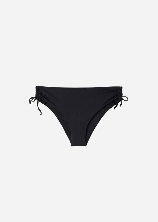 Calzedonia High-Waist Drawstring Indonesia Ženske Donji Dio Bikinija Crne | HR2736KI