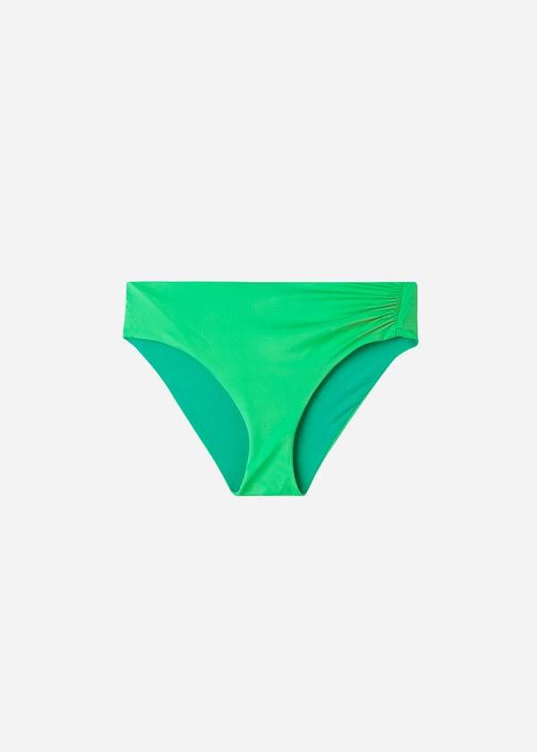 Calzedonia High Waist Indonesia Eco Ženske Donji Dio Bikinija Zelene | HR2761LH