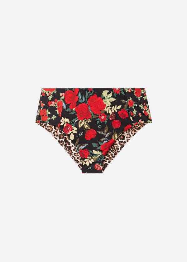 Calzedonia High Waist Reversible Nizza Ženske Donji Dio Bikinija Roze | HR2754MA