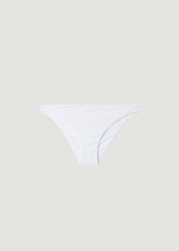 Calzedonia Indonesia Eco Low rise Ženske Donji Dio Bikinija Bijele | HR2719OR