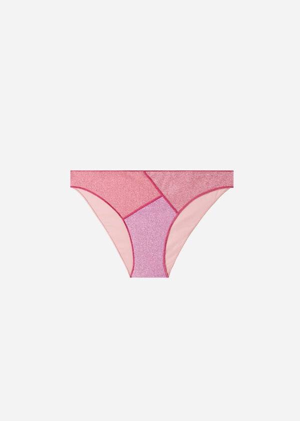 Calzedonia Lamé Lisbona Ženske Donji Dio Bikinija Roze | HR2702IS