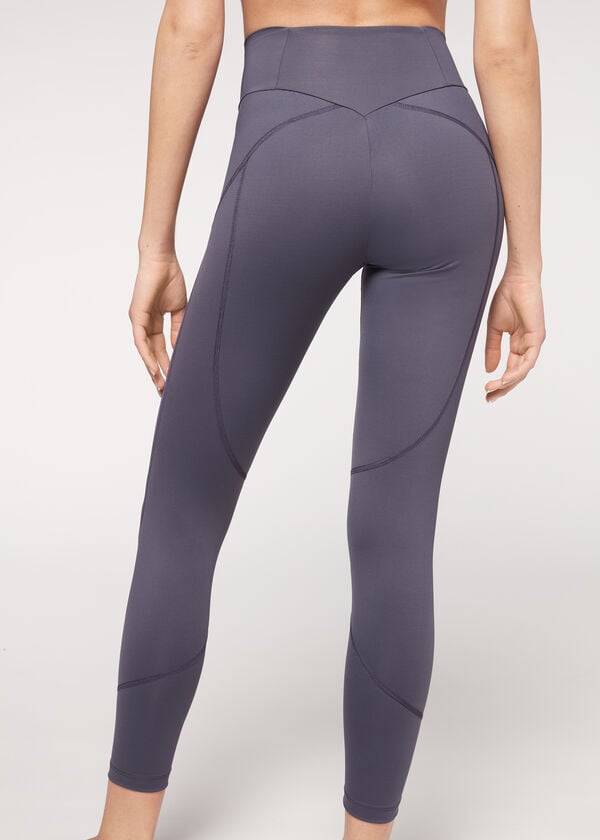 Calzedonia Performance Athletic Ženske Tajice Tamnoplave | HR1521HK