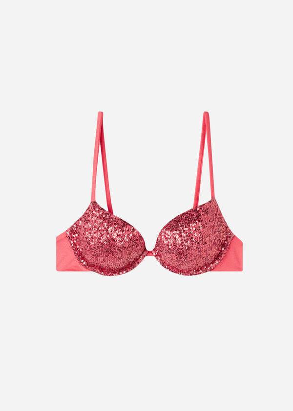 Calzedonia Podstavljena Push-Up Cannes Ženske Gornji Dio Bikinija Roze | HR2353NB