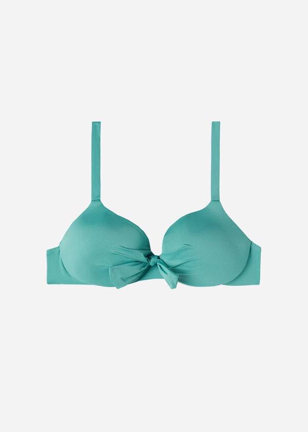 Calzedonia Podstavljena Push Up Indonesia Eco Sexy Ženske Gornji Dio Bikinija Tirkizne | HR2362HK