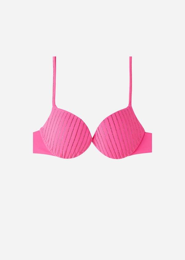 Calzedonia Podstavljena Push Up Shanghai Ženske Gornji Dio Bikinija Roze | HR2358ZG