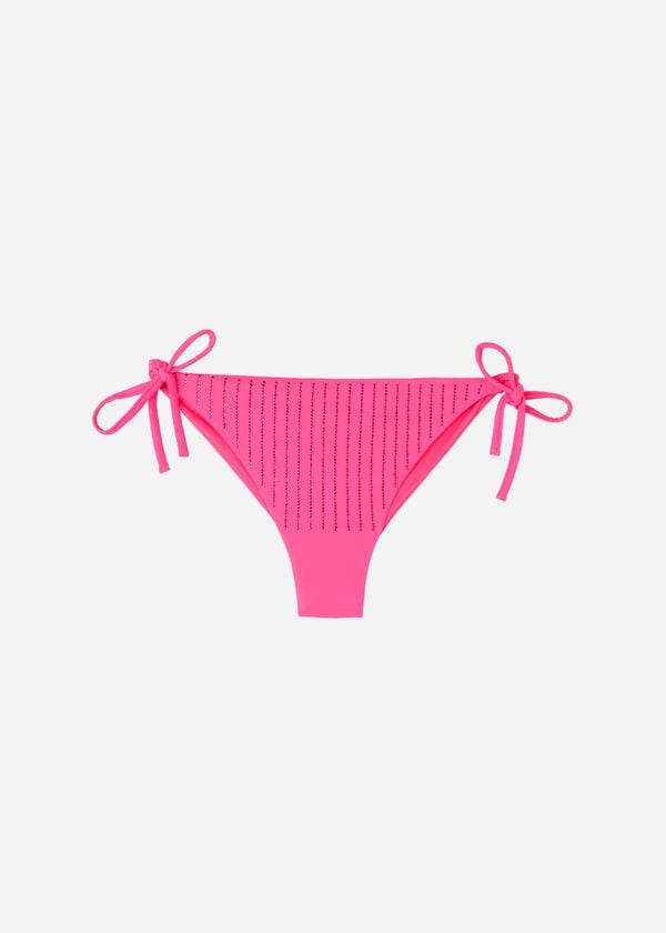 Calzedonia Rhinestone Brazilian String Shanghai Ženske Donji Dio Bikinija Roze | HR2674OR