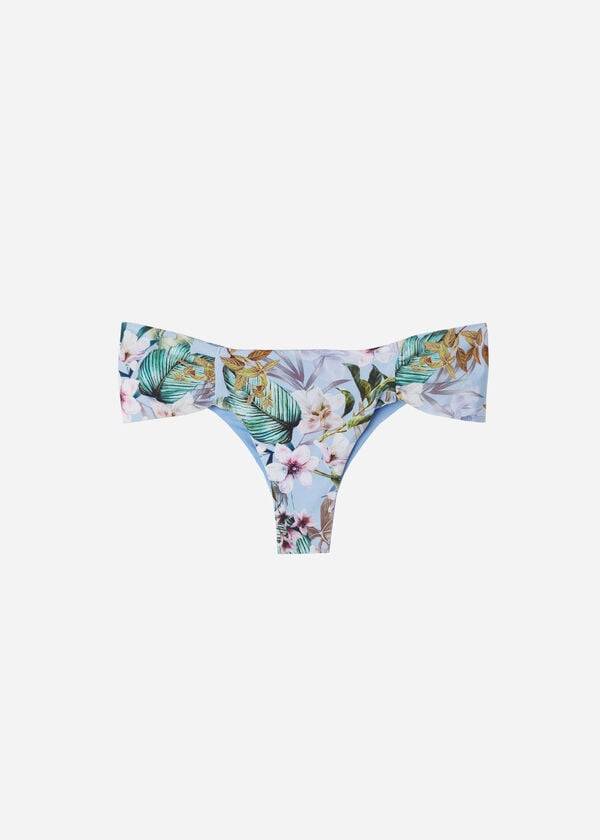 Calzedonia Ruffly Brazilian Atene Ženske Donji Dio Bikinija Plave | HR2658NB