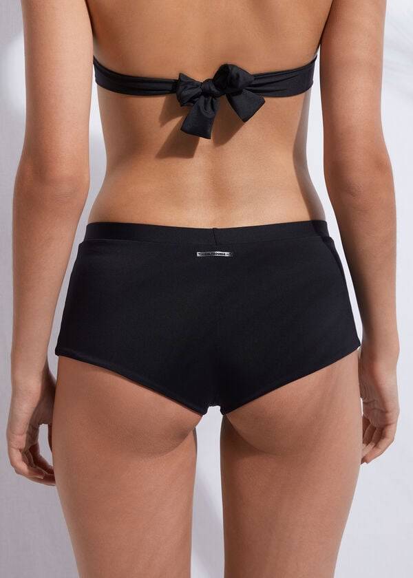 Calzedonia Shorts Swimsuit Bottom Indonesia Ženske Cover Ups Crne | HR2043KI