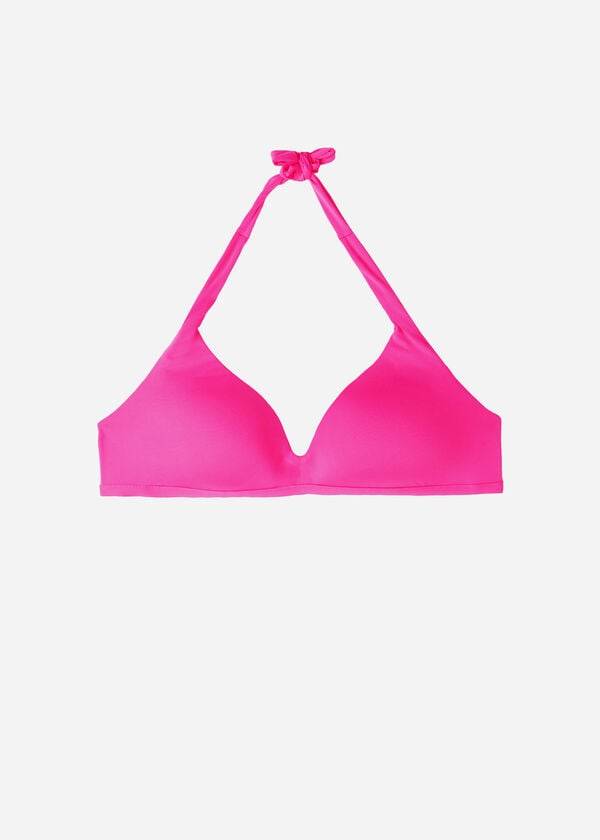 Calzedonia Soft Podstavljena Triangle Indonesia Ženske Gornji Dio Bikinija Roze | HR2225KI