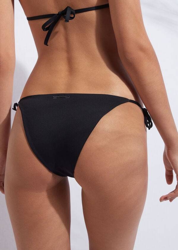 Calzedonia String Indonesia Ženske Donji Dio Bikinija Crne | HR2594KI