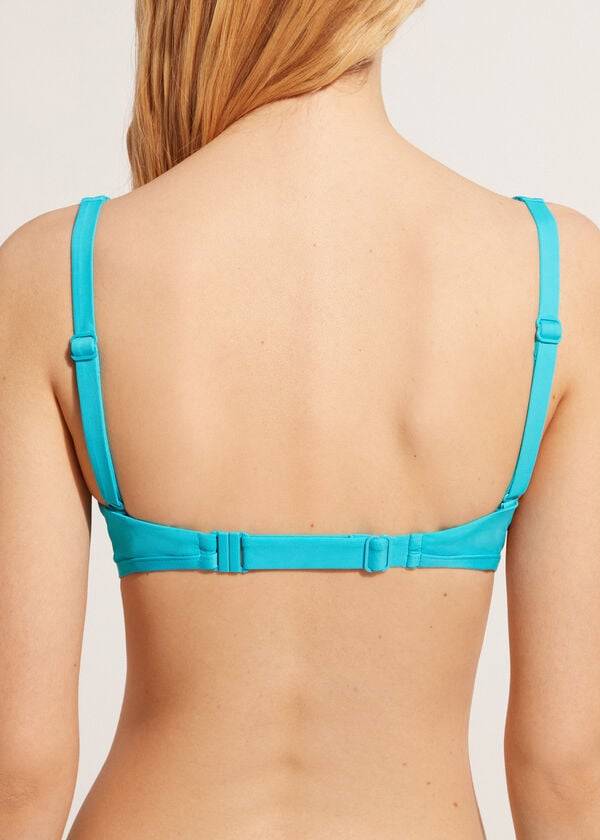 Calzedonia Tank-Stil Indonesia Ženske Gornji Dio Bikinija Tirkizne Zelene | HR2182QZ